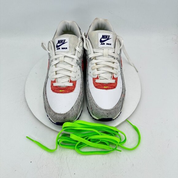 Nike Air Max 90 Men Size 10 CT1685-100 Infrared Black Cool Grey Training Shoes - Picture 10 of 12